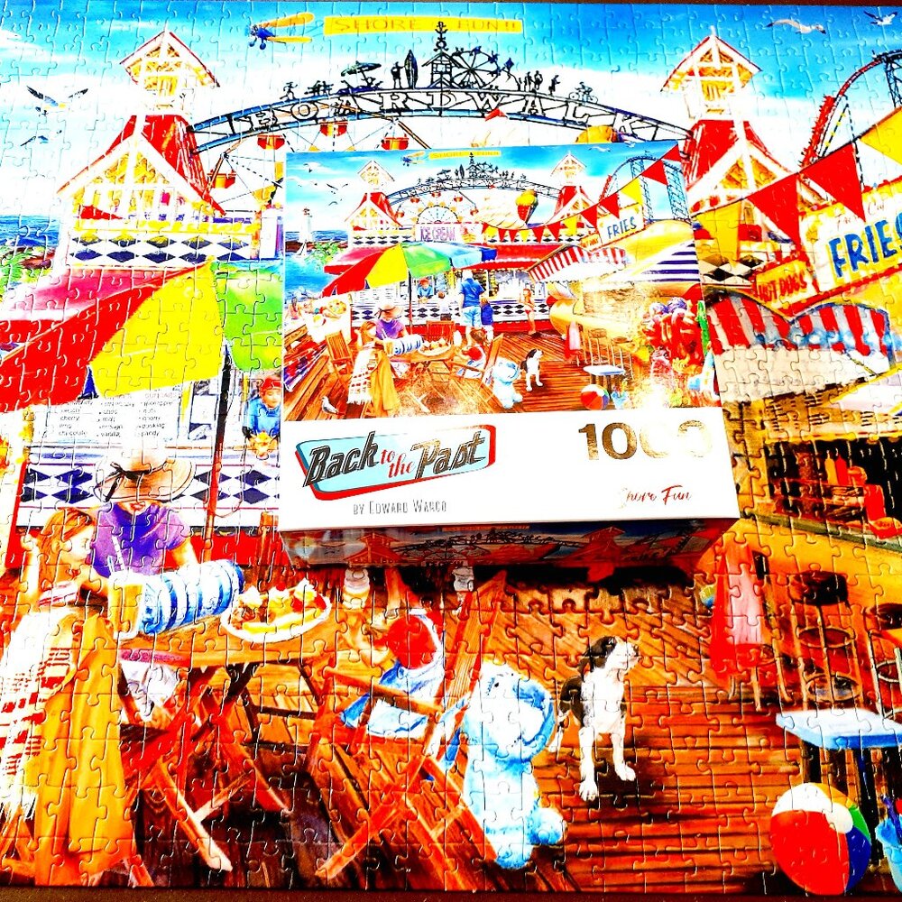 Crazart Jigsaw Puzzle Shore Fun 1000 Pieces Missing